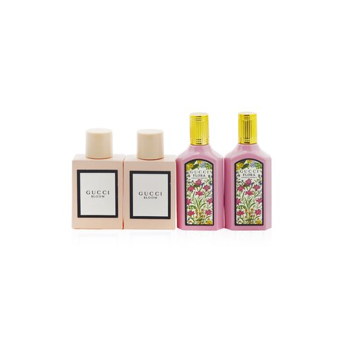 Gucci Miniatures Coffret: 2x Bloom EDP + 2x Flora Gorgeous Gardenia EDP 4x5ml/0.16oz