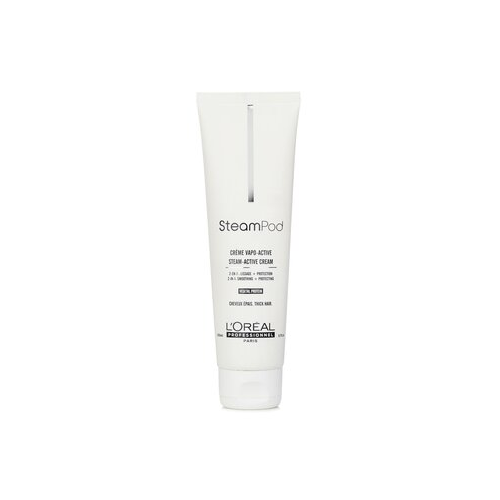 L'Oreal Professionnel Steampod Steam Active Cream (Smoothing + Protecting) (For Thick Hair) 150ml/5.1oz