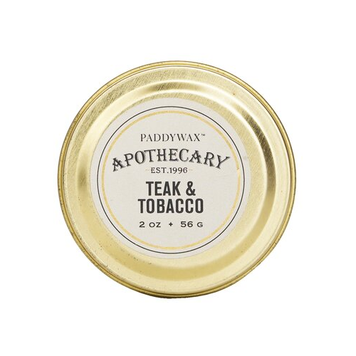 Paddywax Apothecary Candle - Teak & Tobacco 56g/2oz