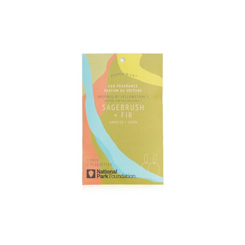 Paddywax Parks Car Fragrance - Yellowstone 2packs