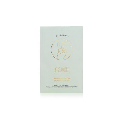 Paddywax Impressions Car Fragrance - Peace 2packs