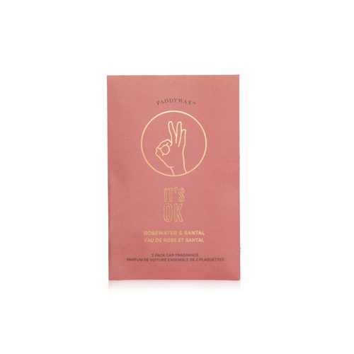 Paddywax Impressions Car Fragrance - It's OK 2packs