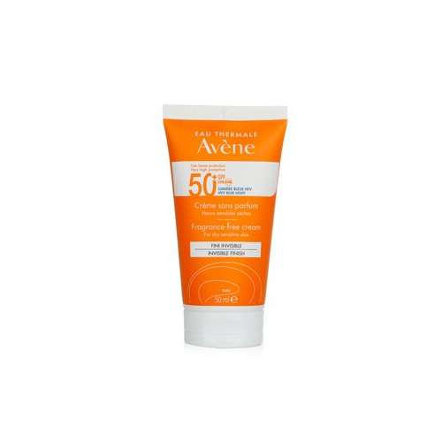 Avene Very High Protection Fragrance-Free Cream SPF50+ - For Dry Sensitive Skin 50ml/1.7oz