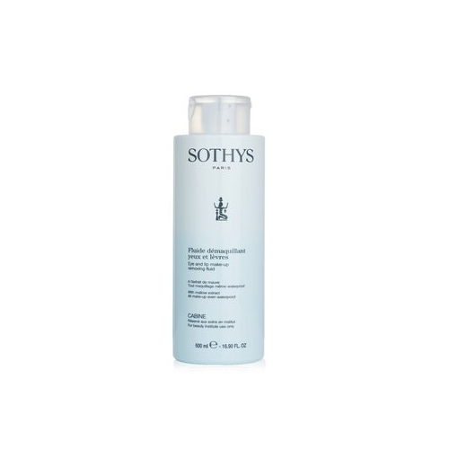 Sothys Eye And Lip Make-Up Removing Fluid With Mallow Extract - For All Make Up Even Waterproof (Salon Size) 500ml/16.9oz