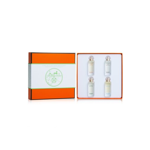 Hermes Miniature Coffret: La Lagune, Le Jardin de Monsieur Li, Un Jardin sur le Nil, Un Jardin En Mediterranee 4x7.5ml/0.25oz