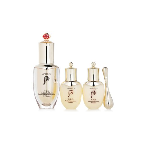 Whoo (The History Of Whoo) Cheongidan Illuminating Regenerating Eye Serum Special Set: Eye Serum 25ml+ Balancer 25ml+ Emulsion ... (Exp. Date: 02/2023) 4pcs