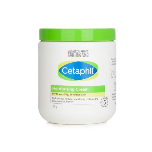 Cetaphil Moisturising Cream 48H - For Dry to Very Dry, Sensitive Skin 550g