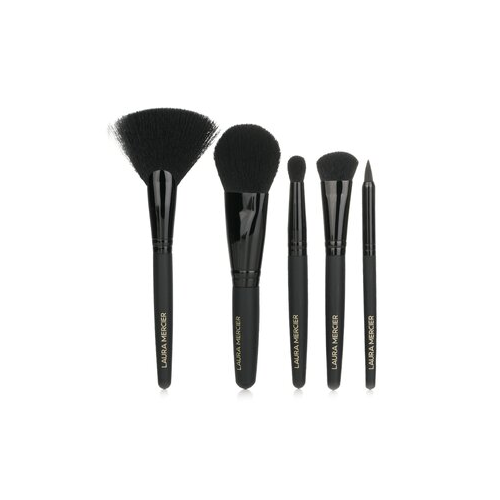 Laura Mercier Stroke of Midnight Brush Collection (5x Brush + 1xPouch) 5pcs+1xPouch