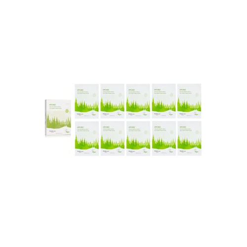 Muldream Vegan Green Mild Tee Tree Pore Mask 10pcs