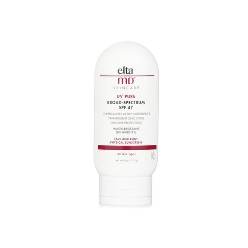 EltaMD UV Pure Водостойкое Солнцезащитное Средство для Лица и Тела SPF 47 114g/4oz