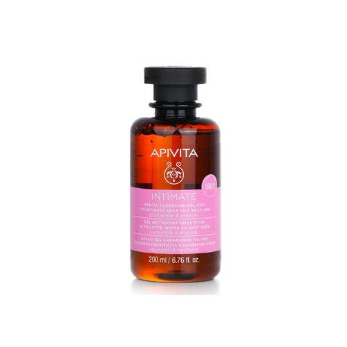 Apivita Intimate Нежный Очищающий Гель с Ромашкой и Прополисом для Ежедневного Интимного Ухода 200ml/6.8oz
