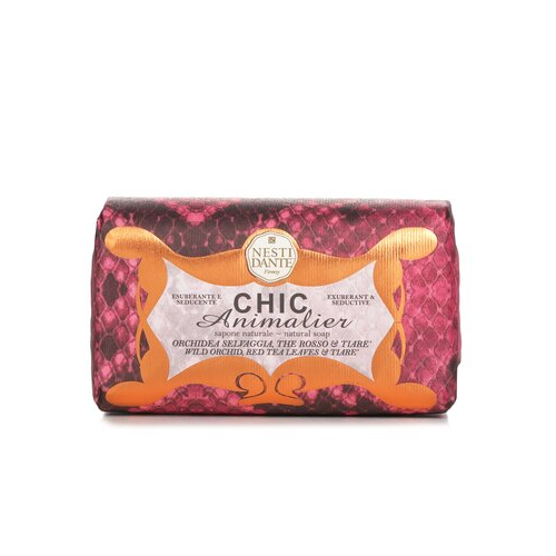 Nesti Dante Chic Animalier Натуральное Мыло - Дикая Орхидея, Листья Красного Чая и Тиаре 250g/8.8oz