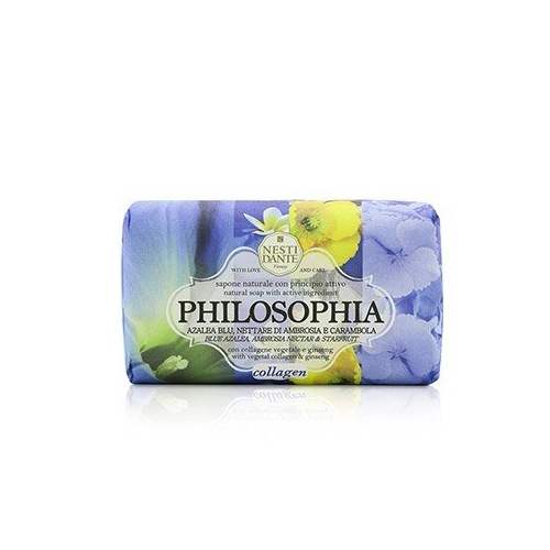 Nesti Dante Philosophia Натуральное Мыло - Collagen - Голубая Азалия, Нектар Амброзии, Карамбола, Растительный Коллаген и Женьшень 250g/8.8oz