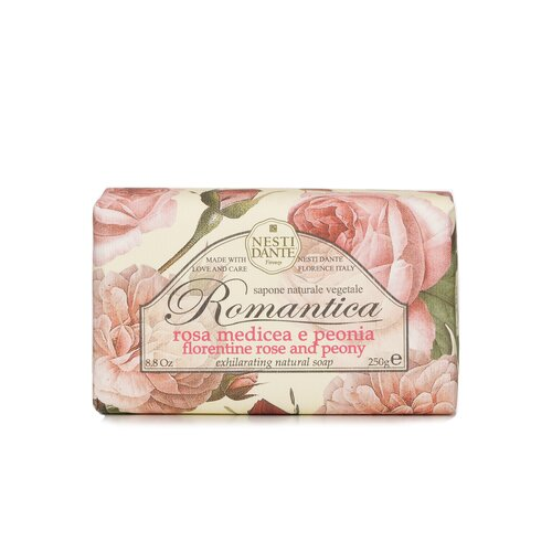 Nesti Dante Romantica Exhilarating Натуральное Мыло - Флорентийская Роза и Пион 250g/8.8oz