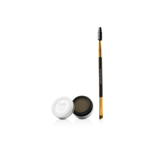 Billion Dollar Brows 60 Seconds To Beautiful Brows Набор для Бровей (1x Пудра для Бровей, 1x Двусторонняя Кисточка для Бровей) - Taupe 2pcs