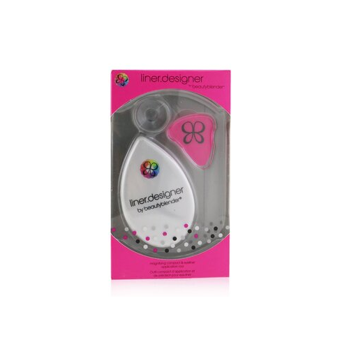 BeautyBlender Liner Designer (1x Спонж для Нанесения Подводки, 1x Футляр с Увеличительным Зеркалом, 1x Присоска) - Pink 3pcs