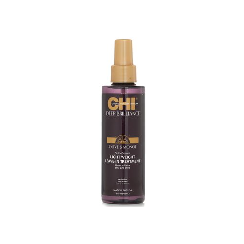 CHI Deep Brilliance Olive & Monoi Невесомая Несмываемая Сыворотка для Блеска Волос 178ml/6oz