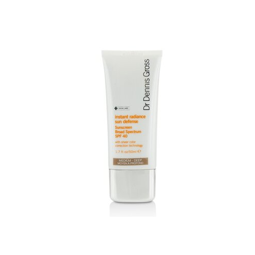 Dr Dennis Gross Instant Radiance Солнцезащитное Средство с Широким Спектром SPF 40 - Средний - Темный 50ml/1.7oz