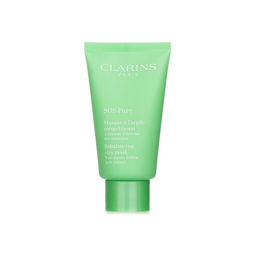 Clarins SOS Pure Балансирующая Маска с Глиной и Альпийской Ивой - для Комбинированной и Жирной Кожи 75ml/2.3oz