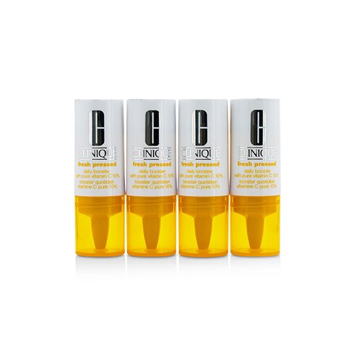 Clinique Fresh Pressed Ежедневный Бустер с Чистым Витамином C 10% - для Всех Типов Кожи 4x8.5ml/0.29oz