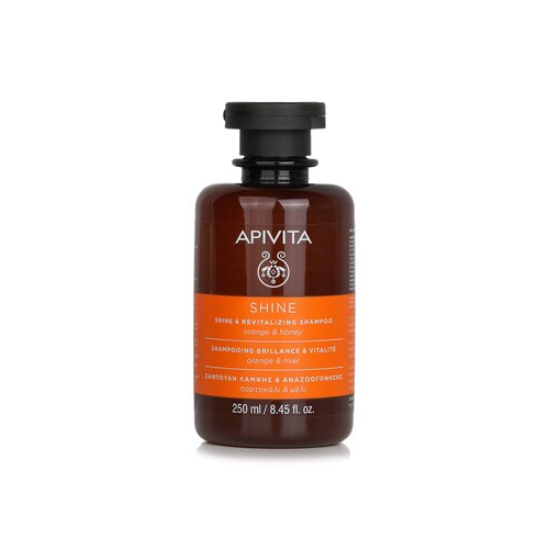 Apivita Восстанавливающий Шампунь для Блеска Волос с Апельсином и Медом 250ml/8.45oz