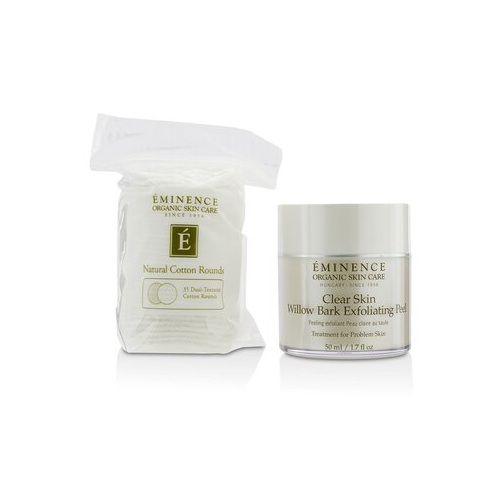 Eminence Clear Skin Отшелушивающий Пилинг с Ивовой Корой (с 35 Двусторонними Ватными Дисками) 50ml/1.7oz