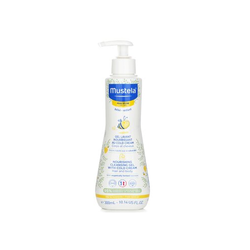Mustela Питательный Очищающий Гель с Холодным Кремом для Волос и Тела - для Сухой Кожи 300ml/10.14oz