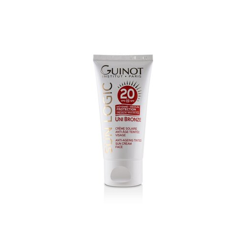 Guinot Sun Logic Uni Bronze Антивозрастной Тональный Солнцезащитный Крем для Лица SPF 20 50ml/1.4oz
