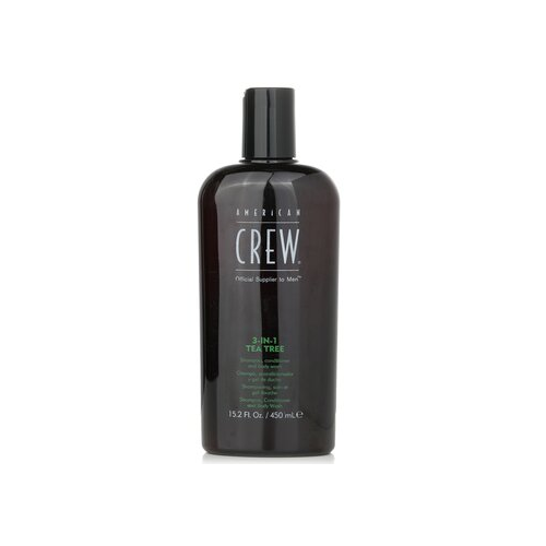 American Crew Men 3-IN-1 Tea Tree Шампунь, Кондиционер и Гель для Душа 450ml/15.2oz