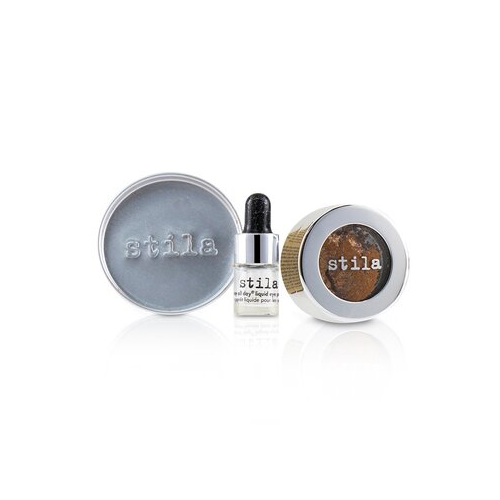 Stila Magnificent Metals Foil Finish Тени для Век и Mini Stay All Day Жидкий Праймер для Глаз - Comex Copper 2pcs