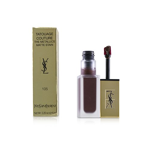 Yves Saint Laurent Tatouage Couture The Metallics - # 105 Magnetic Prune Temper 6ml/0.2oz