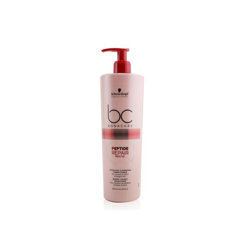 Schwarzkopf BC Bonacure Peptide Repair Rescue Мицеллярный Очищающий Кондиционер (для Нормальных и Густых Поврежденных Волос) 500ml/16.9oz