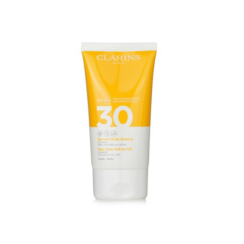 Clarins Солнцезащитный Гель-Масло для Тела SPF 30 - для Влажной или Сухой Кожи 150ml/5.2oz