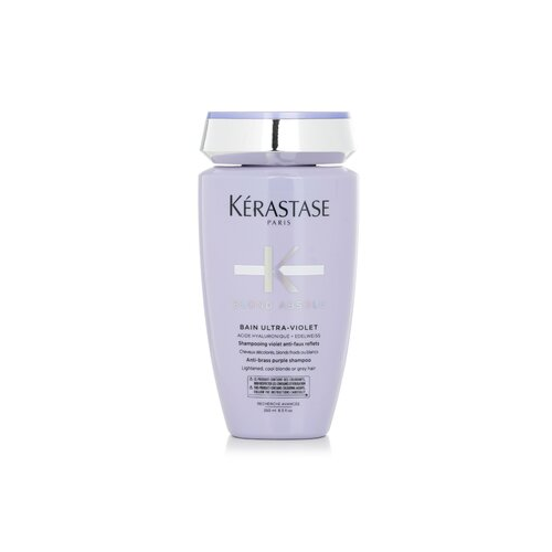 Kerastase Blond Absolu Bain Ultra-Violet Пурпурный Шампунь против Желтизны (для Осветленных, Холодных Светлых и Седых Волос) 250ml/8.5oz