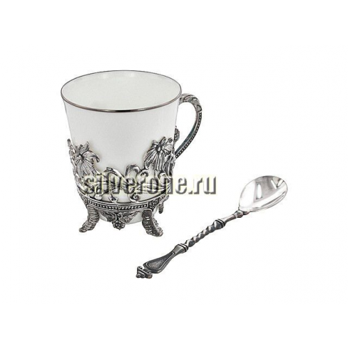 Чашка серебряная подарочная Фабрика серебра АРГЕНТА 563ЧШ03006/2