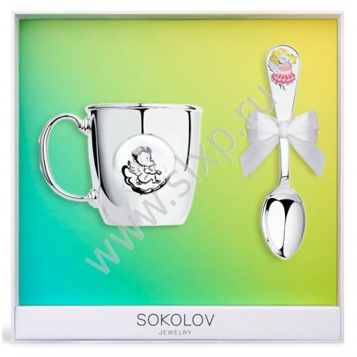 Набор Ангелочек для девочки SOKOLOV Jewelry 0023С