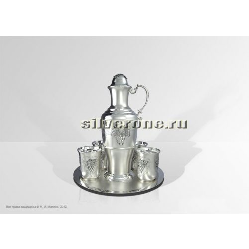 Серебряный набор для вина Виноград ЗАО «Мстерский Ювелир» 33683803925С39