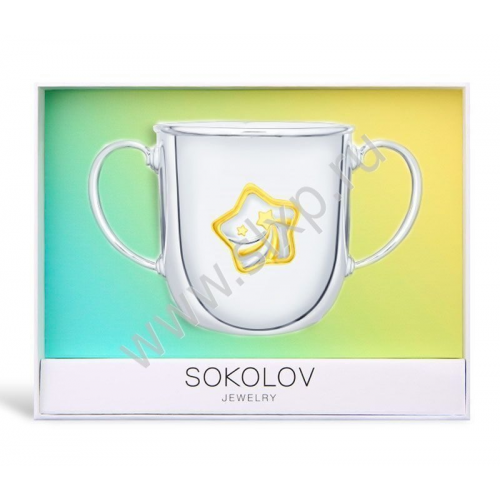 Серебряный поильник Звезда SOKOLOV Jewelry С10042