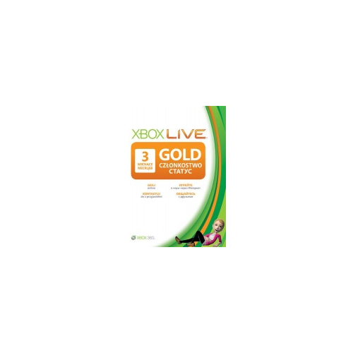 Карта подписки Xbox Live Gold на 3 месяца