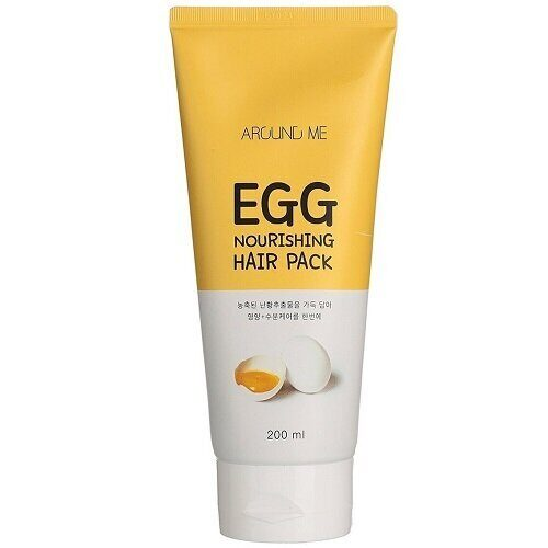 Питательная маска для волос Welcos Around Me Egg Nourishing Hair Pack, 200 мл
