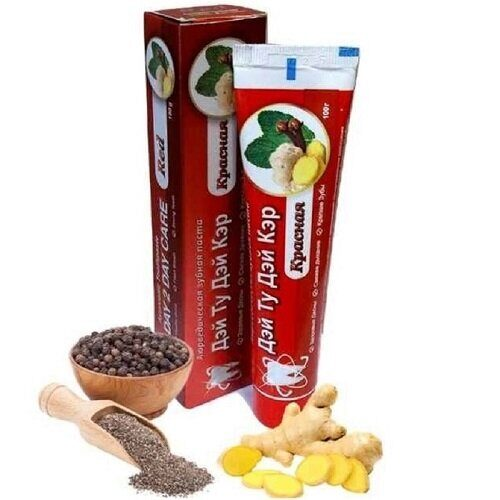 Аюрведическая зубная паста «Красная» Day 2 Day Care Red Ayurvedic Toothpaste 100g