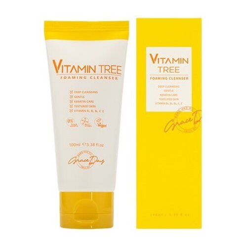 Пенка для умывания с витаминами Grace Day Vitamin Tree Foaming Cleanser 100ml