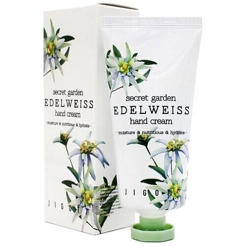 Крем для рук с экстрактом эдельвейса Jigott Secret Garden Edelweiss Hand Cream 100ml
