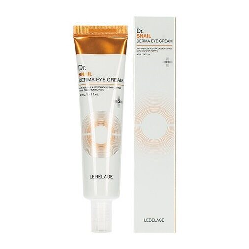 Крем для кожи вокруг глаз с муцином улитки Lebelage Dr. Snail Derma Eye Cream 40ml