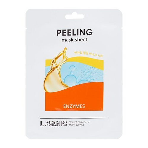 Тканевая обновляющая маска с энзимами L.Sanic Enzymes Peeling Mask Sheet