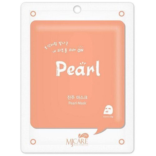 Тканевая маска для лица с жемчугом MJ Care On Pearl Mask Pack