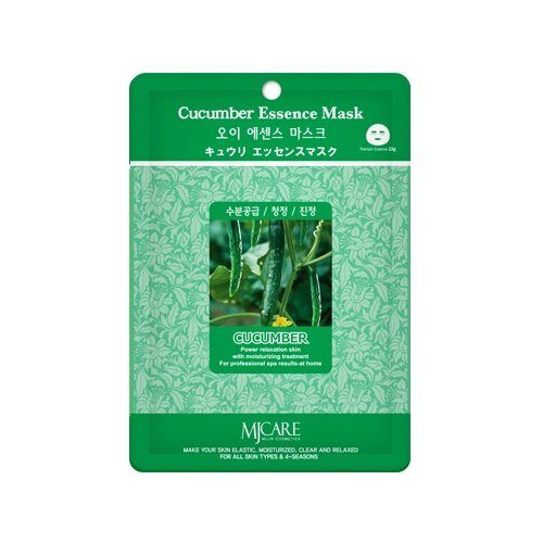 Тканевая маска с экстрактом огурца MJ Care Cucumber Essence Mask