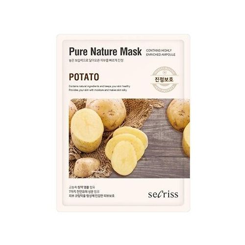 Тканевая маска для лица «Картофель» Secriss Pure Nature Mask Potato