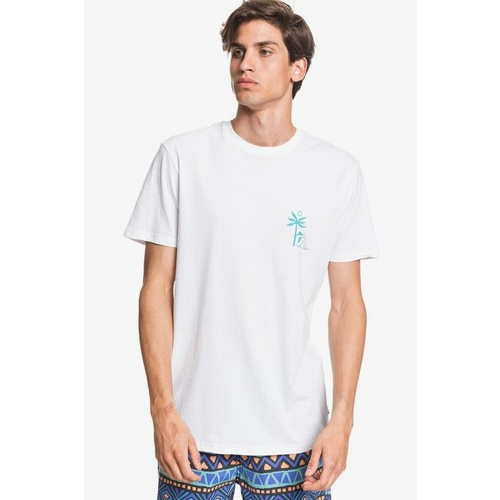 Мужская футболка QUIKSILVER Morning Bird (WHITE (wbb0), L)