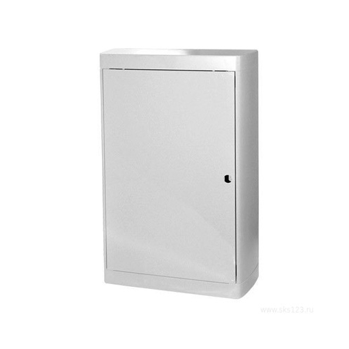 Бокс на 36 модулей накладной (3х12м), белый/белая дверь из металла
